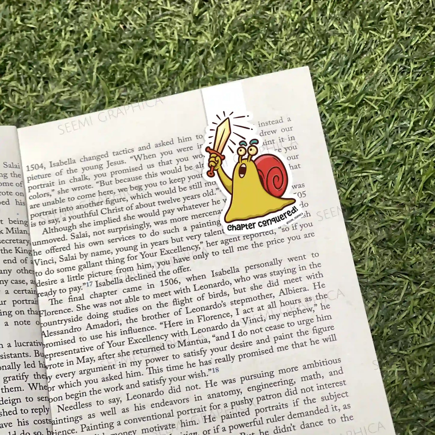 Chapter Conquered! Magnetic Bookmark