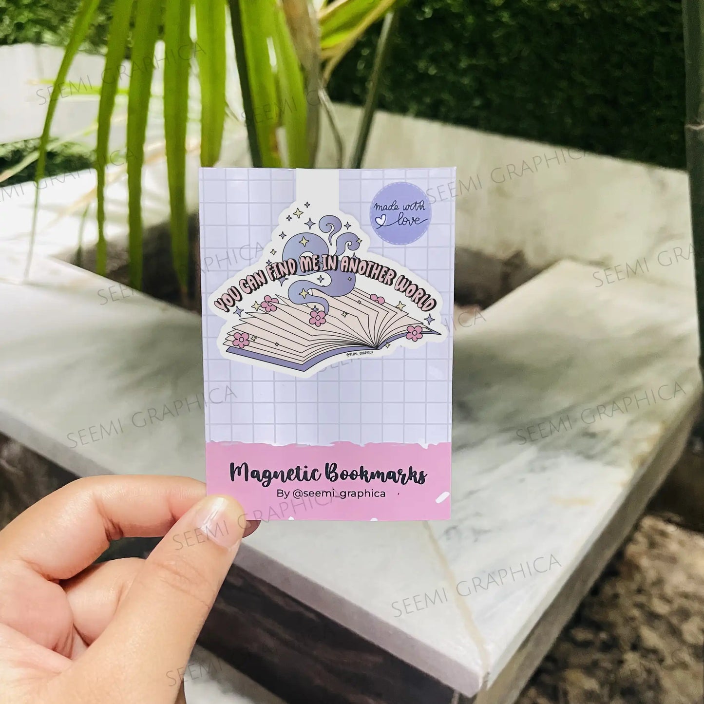 You Can Find Me In Another World Magnetic Bookmark