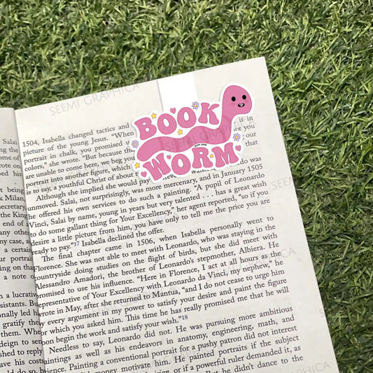 Book Worm Magnetic Bookmark