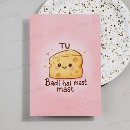 Tu Cheez Badi Hai Mast Mast Card