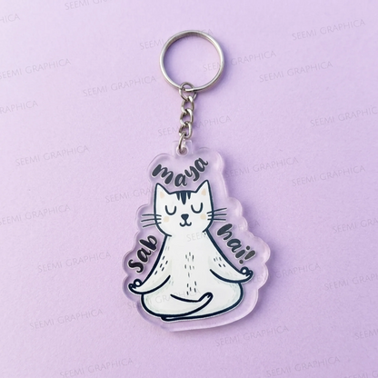 Sab Maya Hai – Acrylic Keychain