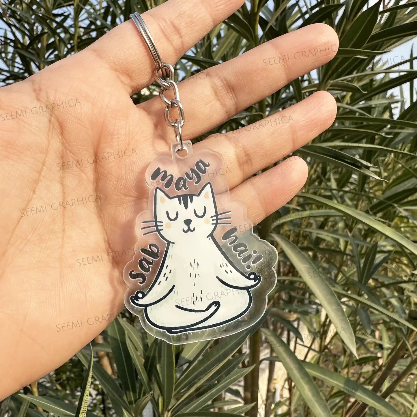 Sab Maya Hai – Acrylic Keychain