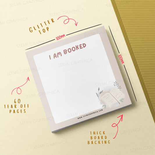 I Am Booked - Tearoff Memopad