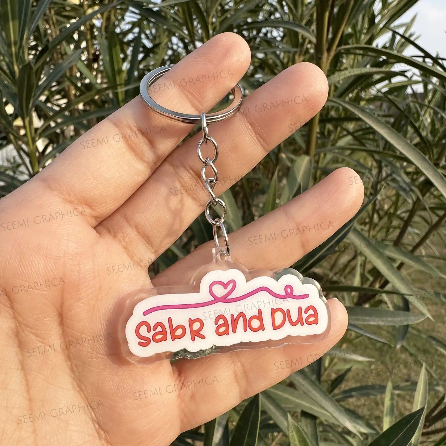 Sabr and Dua  – Acrylic Keychain