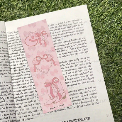 Pretty Girls Bow Bookmark Set Long Bookmark
