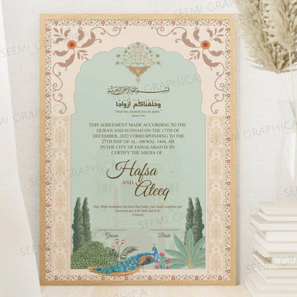 Morani-Royal Bliss Nikah Certificate