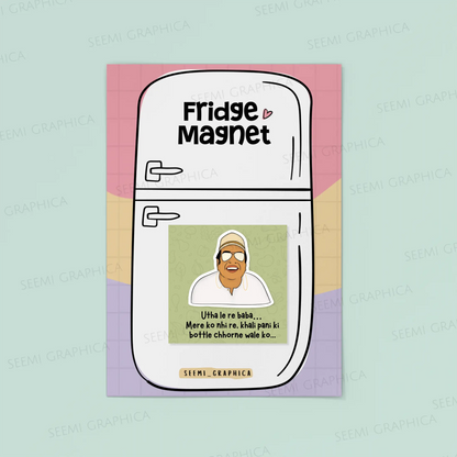 Khali pani ki bottle Magnet