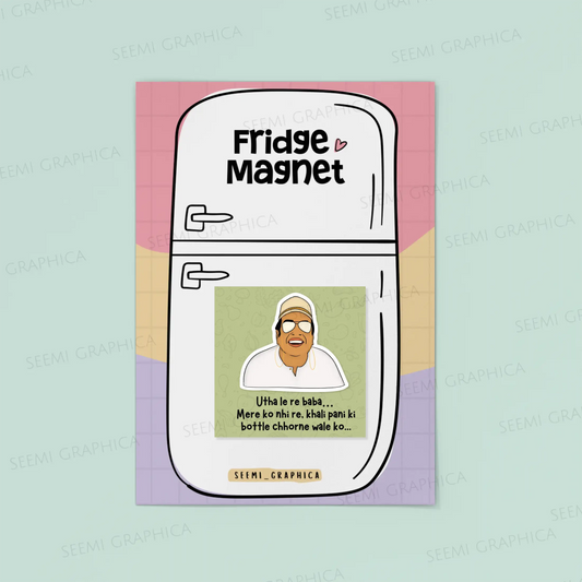 Khali pani ki bottle Magnet