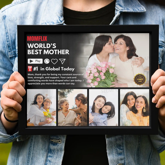 Netflix Frame-Custom MOMFLIX Photo Frame
