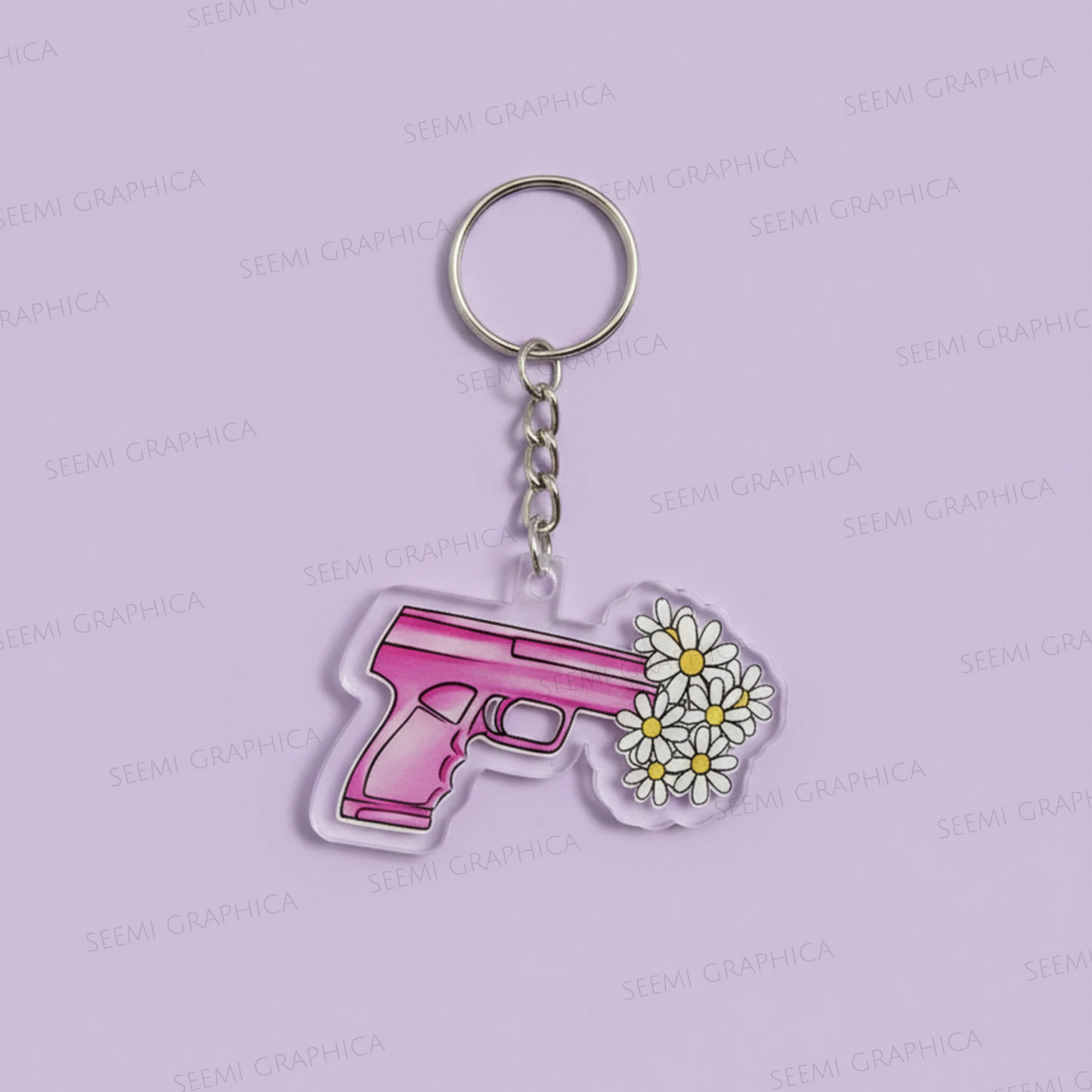 Gunflower – Acrylic Keychain