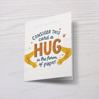 Paper Hug Card