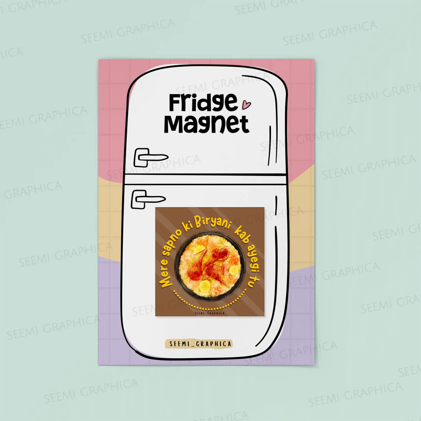 Biryani Fridge Magnet