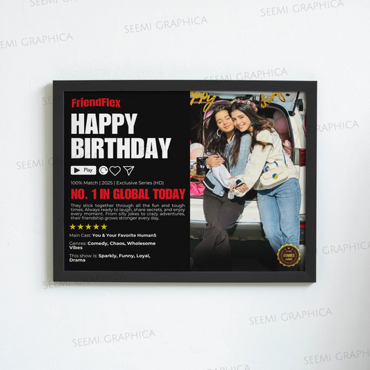 Netflix Frame-Custom FriendFLIX Photo Frame
