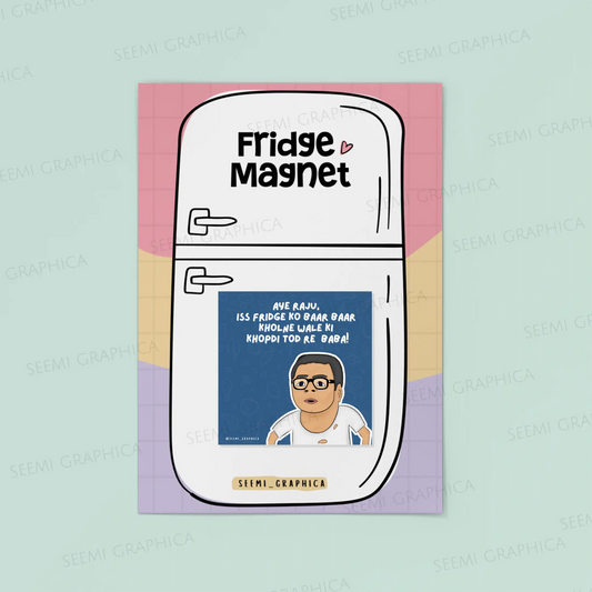 Fridge ko bar bar kholne wale Magnet