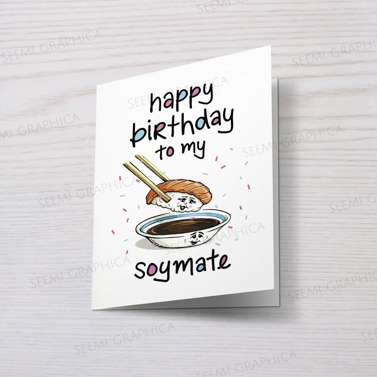To My Soymate Birthday Card