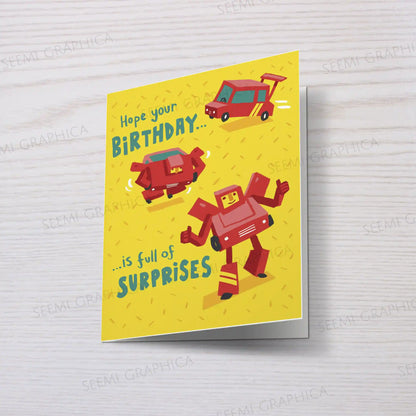 Hope Your Birthday Full Of Surprises Card