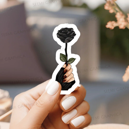 Black Rose - Sticker