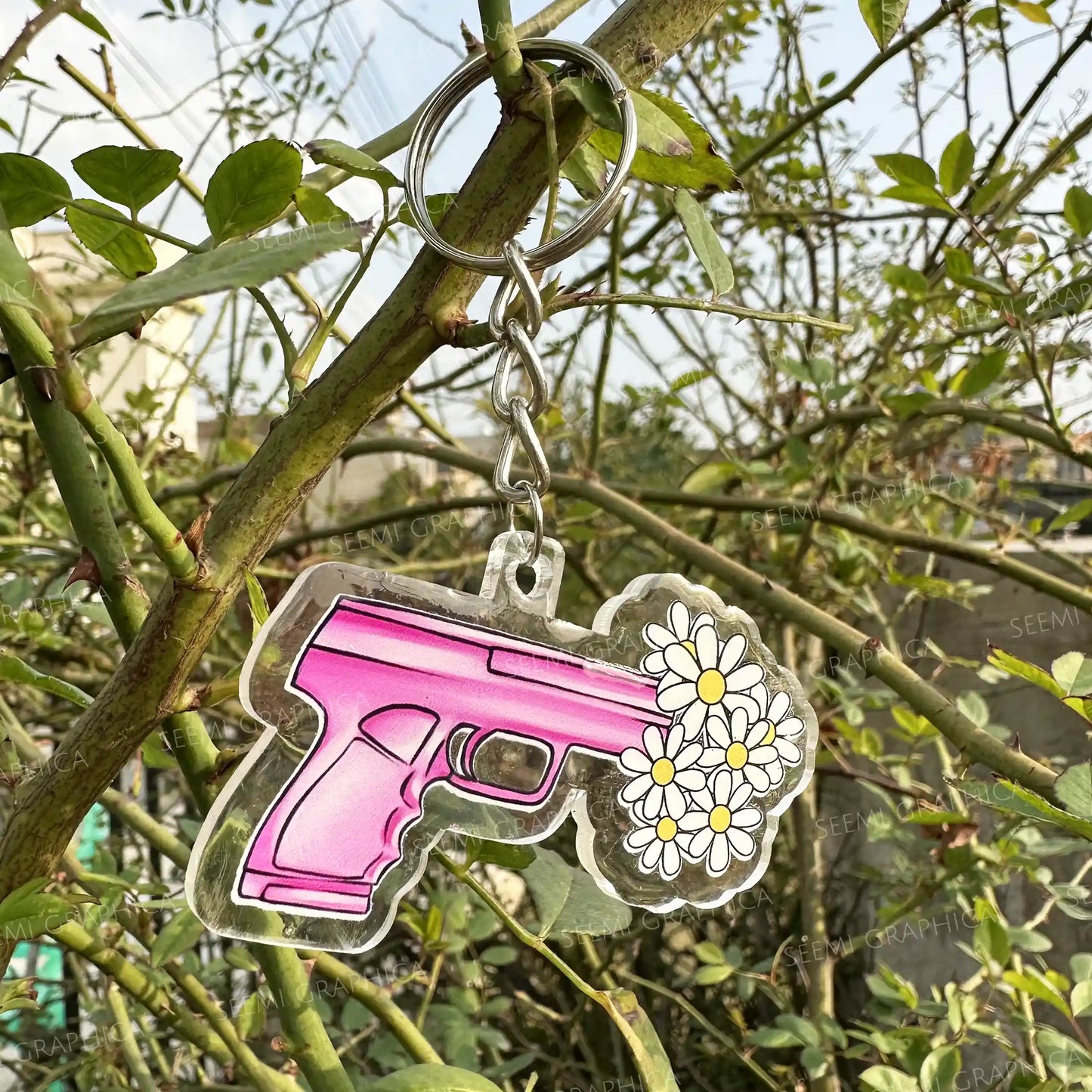 Gunflower – Acrylic Keychain