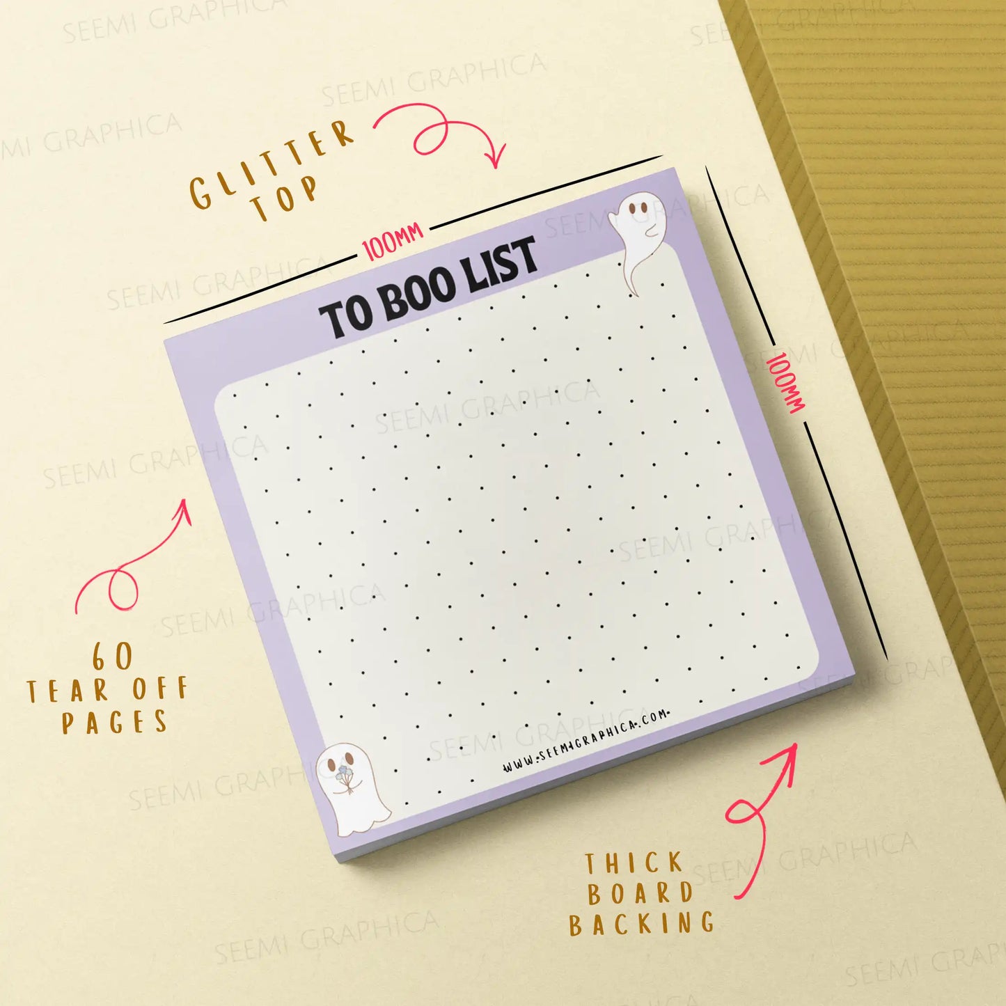 To Boo List - Tearoff Memopad