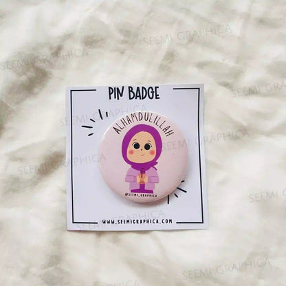 Alhamdulillah - Pin Badge