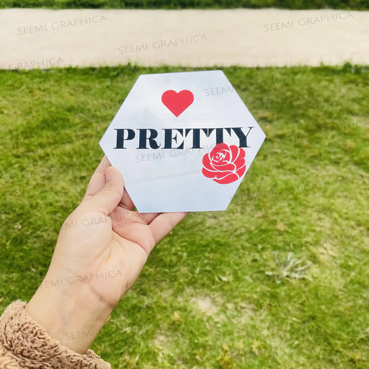 Pretty-Hexagon Mirror