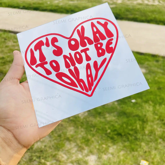 Its okay not to be okay-Sqaure Mirror