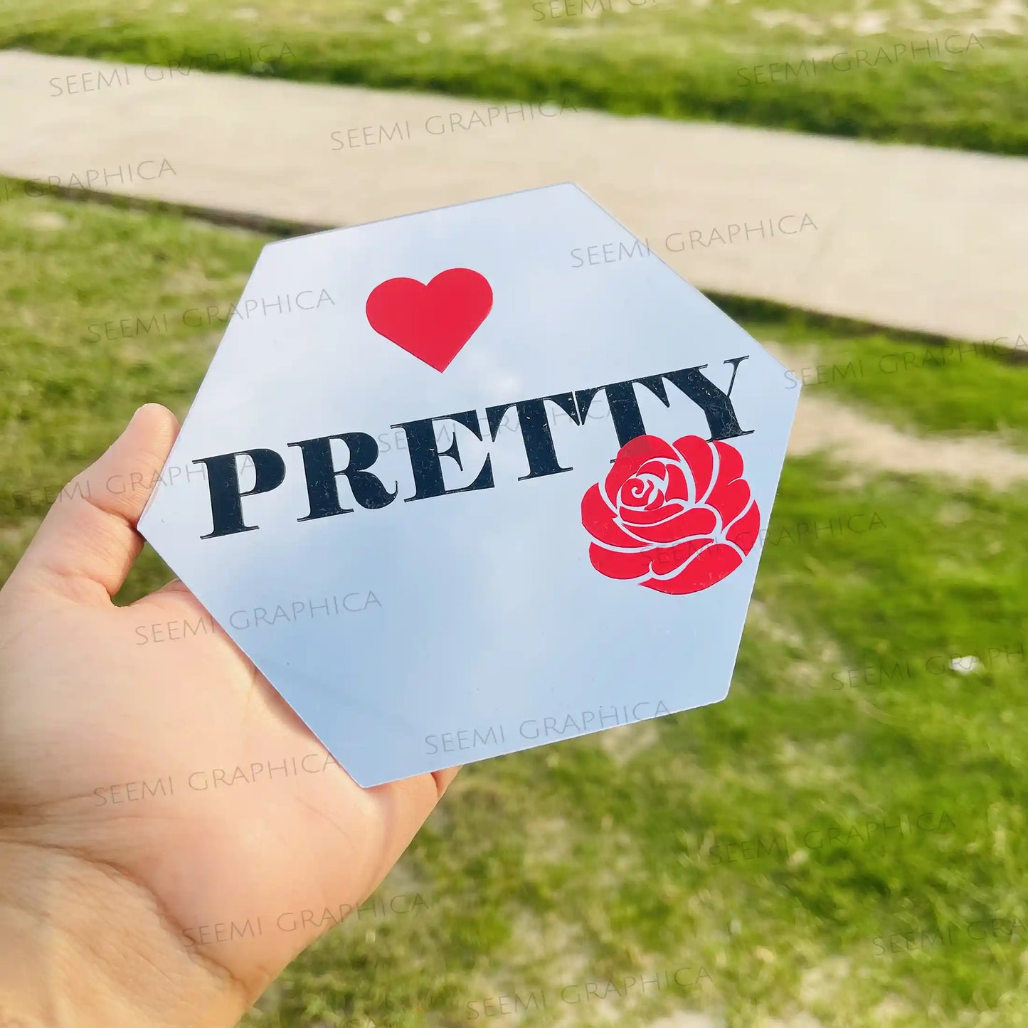Custom Echo Mirror – Personalize with Your Own Affirmation