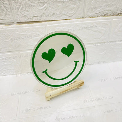 Smiley-Round Mirror