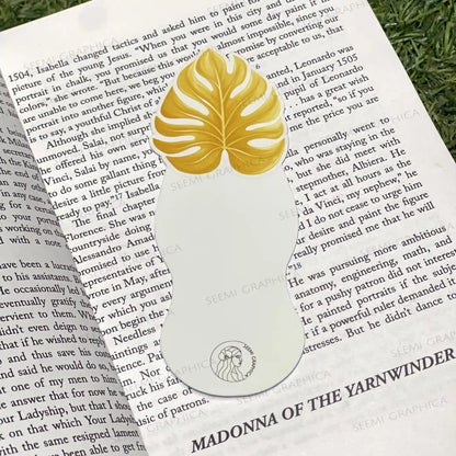 Tropical Leaf Long Bookmark