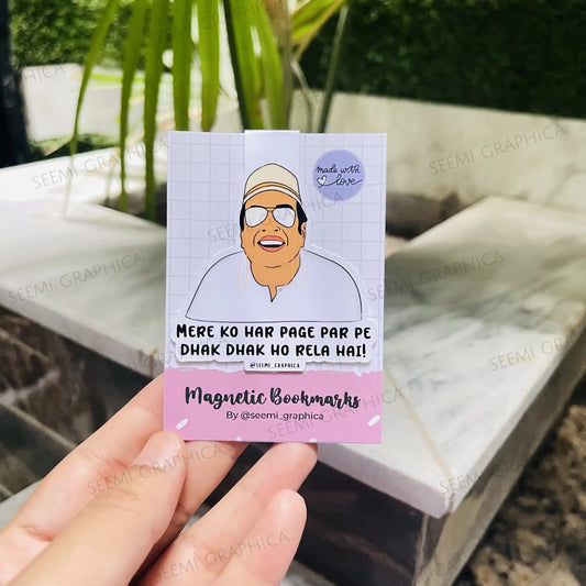 Mere Ko Dhak Dhak Ho Rela Hai Filmy Magnetic Bookmark