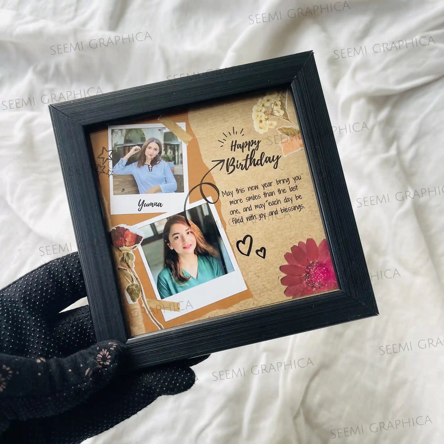 Mini Pookie – Birthday Duo Photo Frame