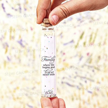Customized Messge Cork Large Bottle