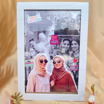 Friendship Collage Aesthetic Frame