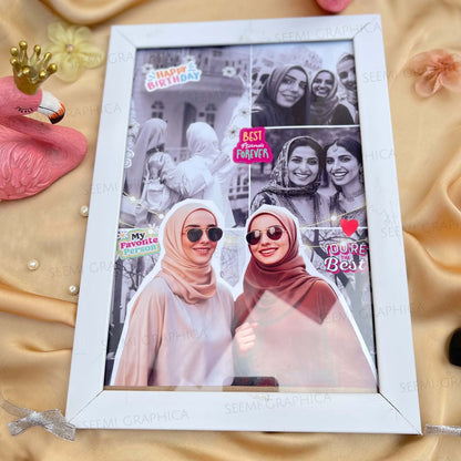 Friendship Collage Aesthetic Frame