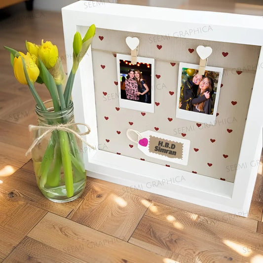 Polaroid Shadow Box Photo Frame