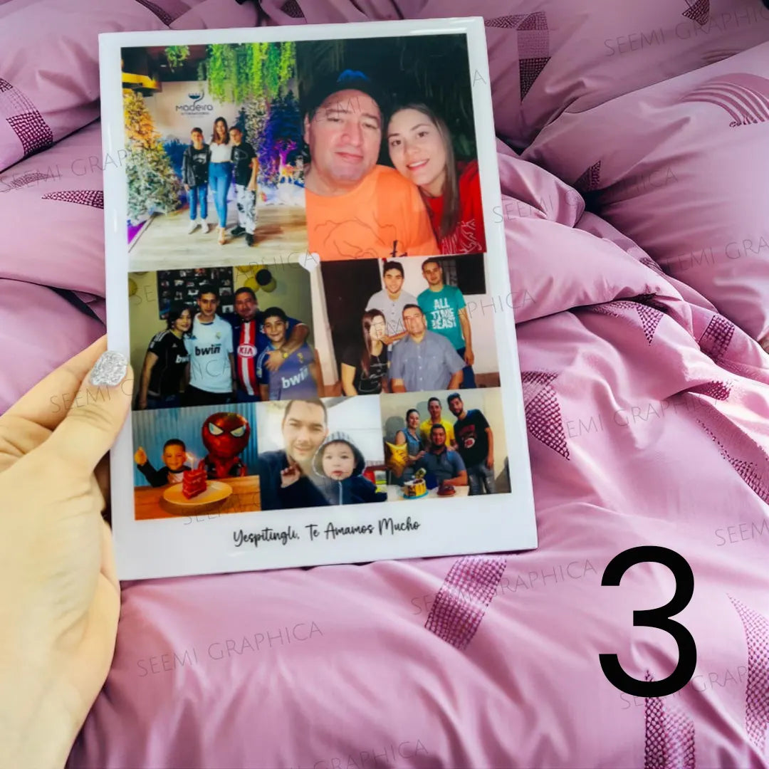 Collage Photo Resin Sheen Photo