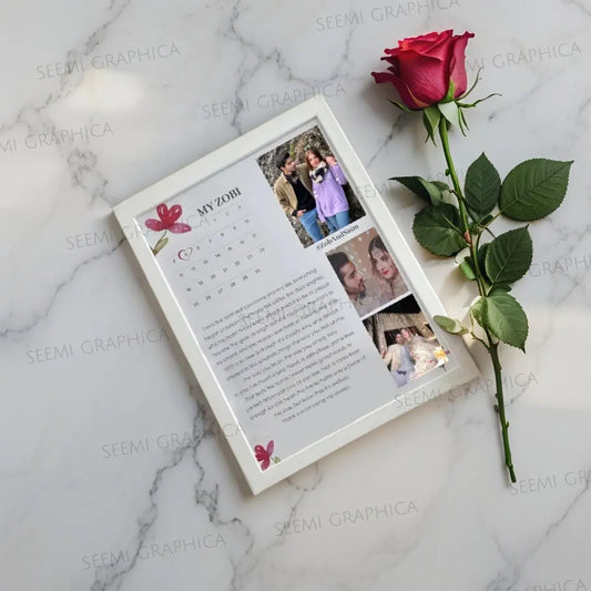 Personalized Photo Message Love Frame