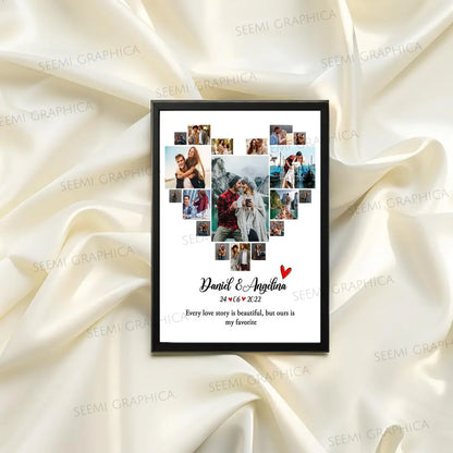 Heart Style Personalized Photo Frame