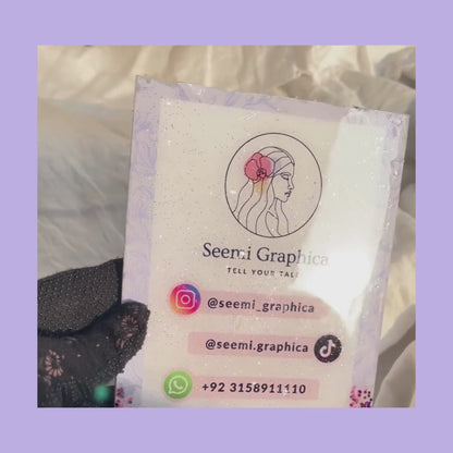 Business Glow Resin Sheen Art