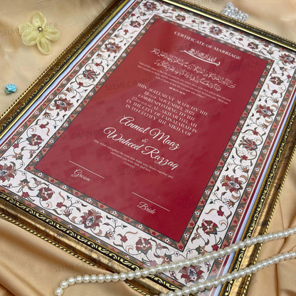 Meeras-Classic Nikah Certificate